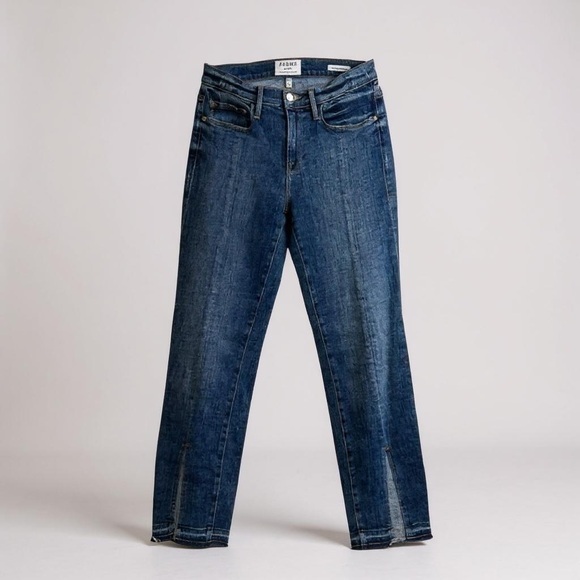 Frame Le Nouveau Straight High Rise Jeans - Picture 1 of 8